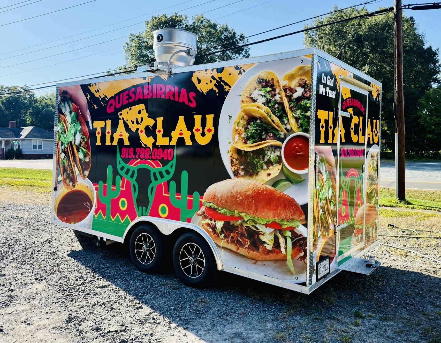 Nightfall storefront wrap gloss accents